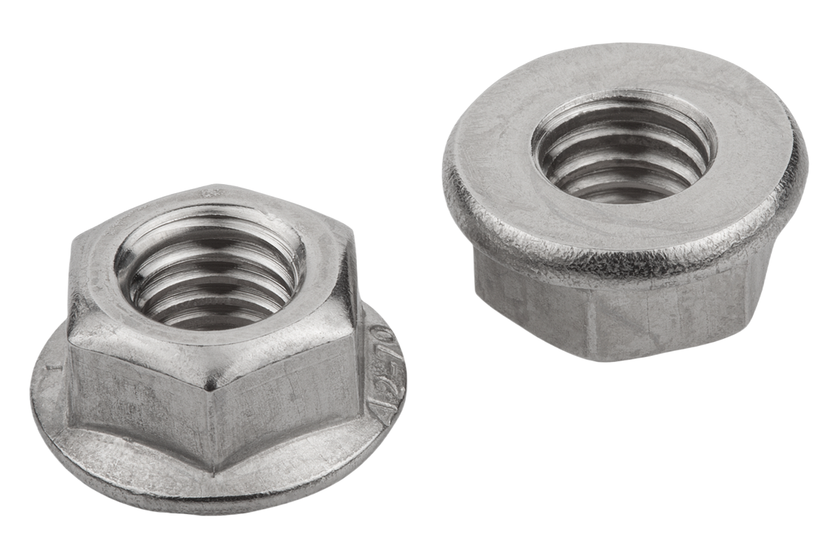 Kuusikulmimutterit laippalla M12, EN 1661 DIN 6923 / GB / T 6177.1