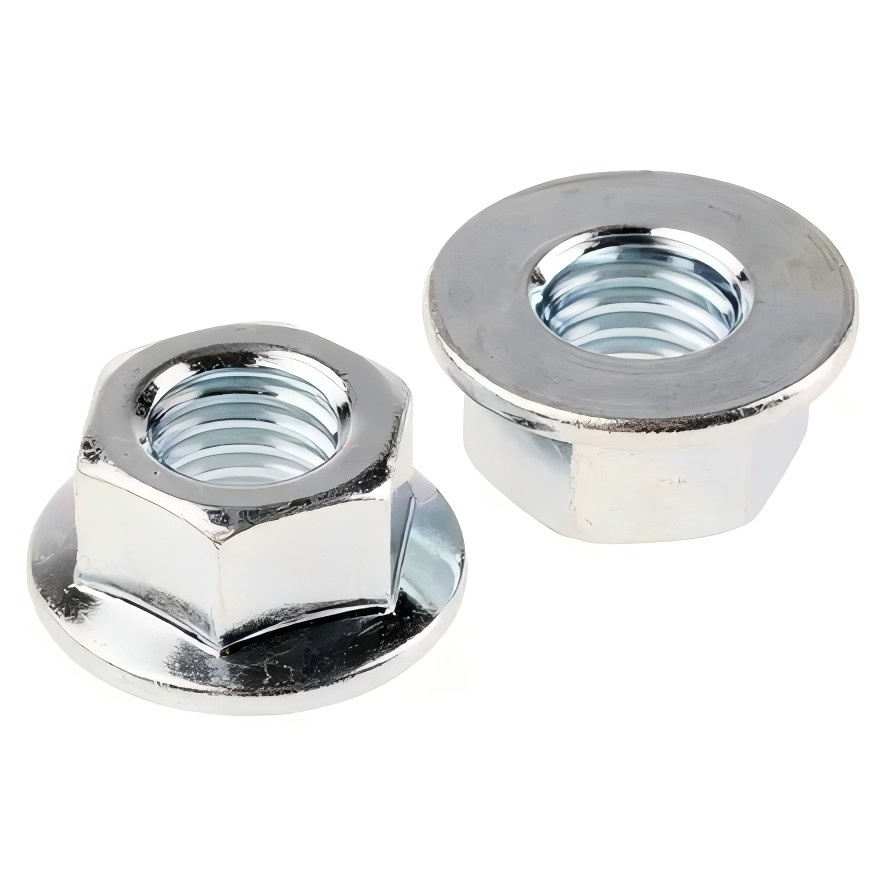 Hexagon -pähkinät laippa DIN EN 1661 ASME/ANSI B 18.2.2 DIN 6923 ISO 4161 Automotive Faster